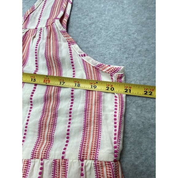 Marine Layer Dress Womens XL Striped Summer Tiered Maxi Sleeveless Casual‎ 2024 - Picture 8 of 16